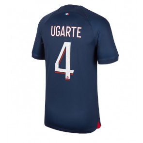 Paris Saint-Germain Manuel Ugarte #4 Replika Hjemmebanetrøje 2023-24 Kortærmet